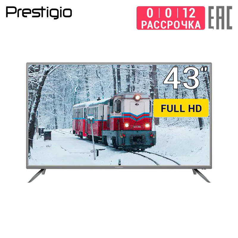 TV LED 43&quot Prestigio Mate PTV43SN04Y_CIS_ML FullHD 4049inchTV dvb dvb-t dvb-t2 digital | Электроника