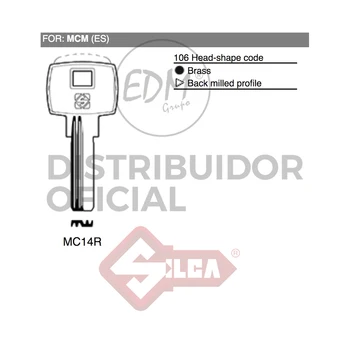 

MC14R LATON key MCM