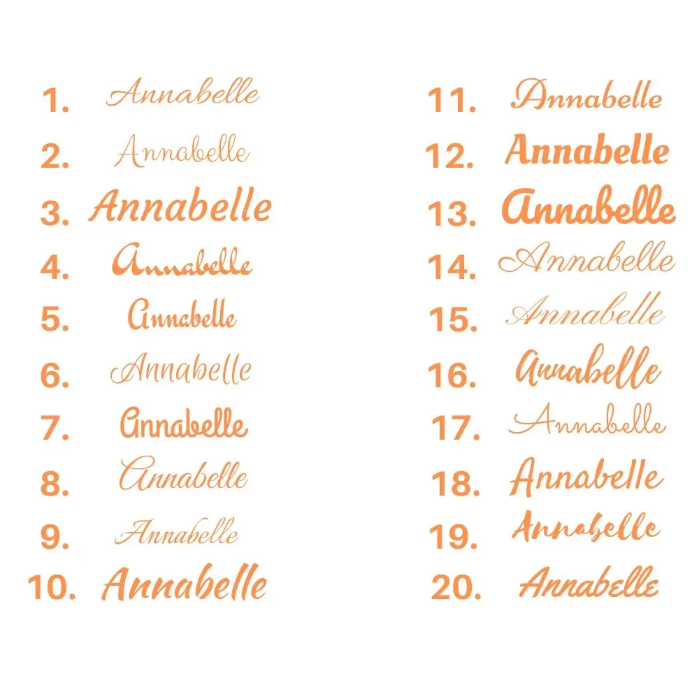Custom Name Wall Sticker Decal - Alphabet Name in Various Fonts - Personalized Home Bedroom Wall Art Decoration image 2