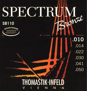 

Sb110 spectrum bronze strings for acoustic guitar, 010-050, Thomastik
