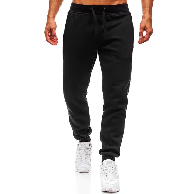 2019 New Men Joggers Brand Male Trousers Casual Pants Sweatpants Jogger 15 color Casual GYMS Fitness Workout sweatpants Picture color