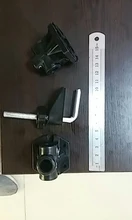 Soporte de Hardware abrazadera bricolaje accesorios fijos de Metal lámpara de escritorio con Clip accesorios tornillo de Flash de la Cámara soporte de micrófono/soporte para lupa