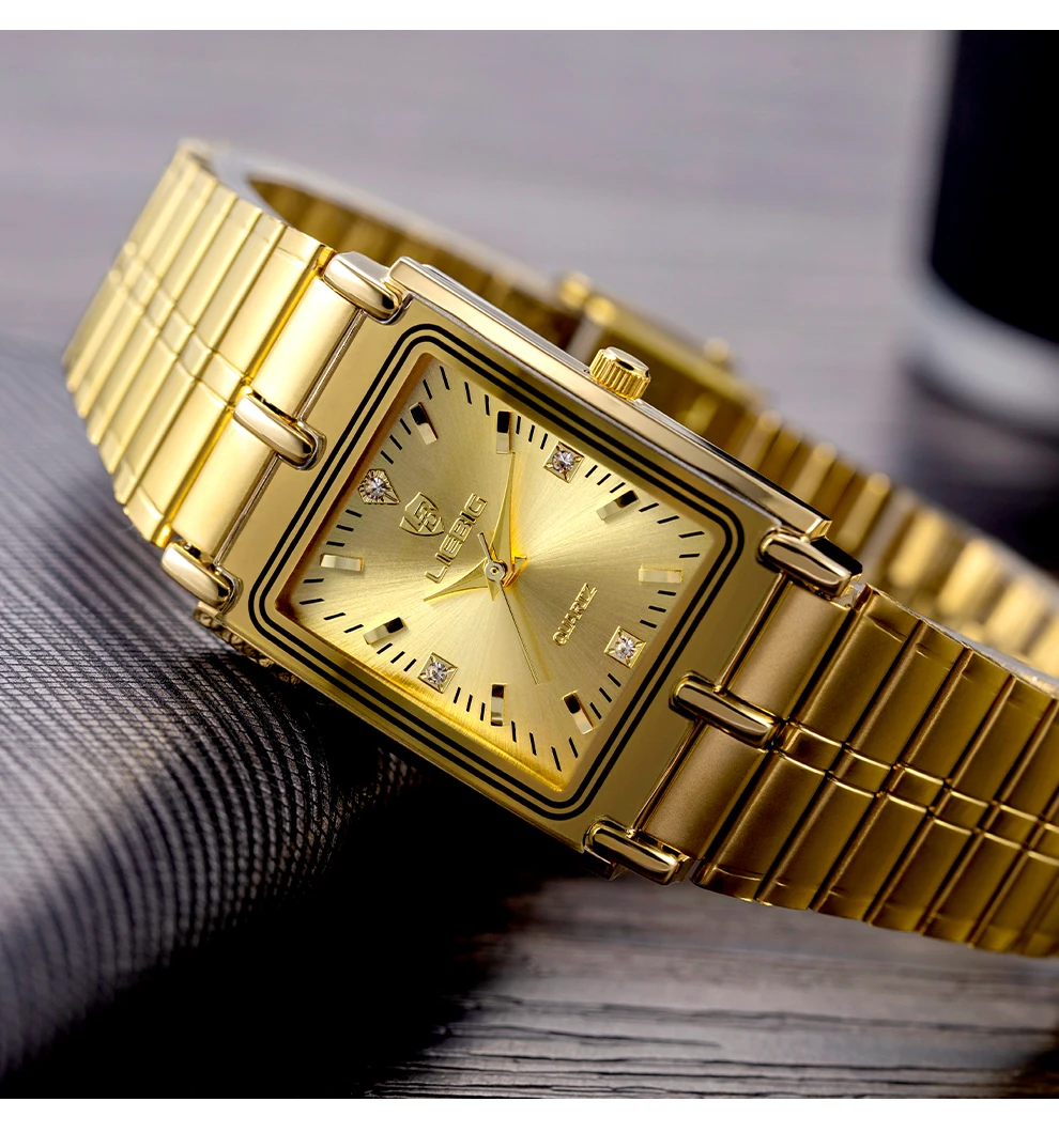 2021 Japan Luxury Golden Watch For Couple Fashion Quartz Watch For Lovers Men Women Watches relogio masculino L1018