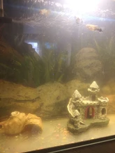 Castle-Tower-Ornaments Decoration Aquarium-Accessories Fish-Tank