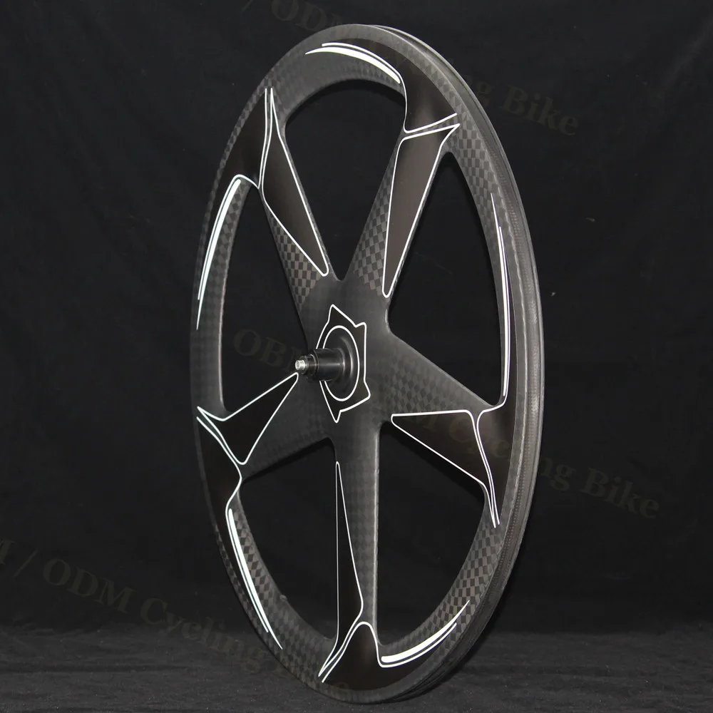

5-Spokes Wheels Carbon 700c Rims Clincher/tubular Track/road-Bike for UD/3K Matte Five Spoke