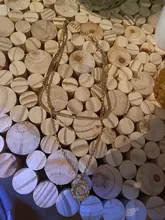 Collar de cadena con colgante de moneda de oro estilo bohemio para mujer, Gargantilla larga con colgante de concha, perla, Luna, mariposa