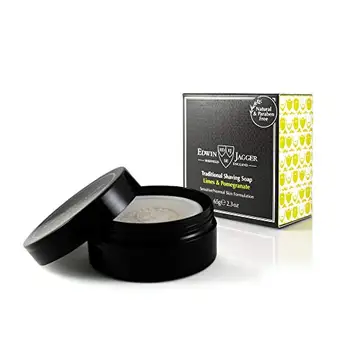 

Traditional shaving soap lime and pomegranate 65gr, travel. Edwin Jagger