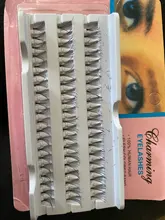 Conjunto de pestañas individuales, 60 uds., cabello humano de 100%, 10,12,14mm, tamaño variado, Natural, extensión de pestañas individuales, herramientas de maquillaje