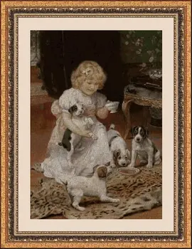 

CROSS STITCH KIT PANDATHREAD GREAT PAINTERS 32602