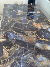 Self-Adhesive Wallpaper Cupboard Vinyl-Film Marble Oil-Proof Home-Decoration Kitchen