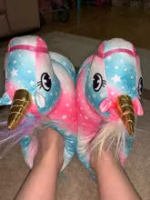 Kigurumi-Pijama de unicornio para niños, zapatillas de unicornio, zapatos infantiles para niñas, zapatillas de Panda