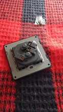 Outlet Power-Socket Tempered-Glass-Panel Coswall Children Protective-Lock Grounded 16A