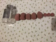 Esponja de maquillaje profesional, almohadillas cosméticas de varios tamaños para base correctora, crema, maquillaje suave, 2-8 Uds.