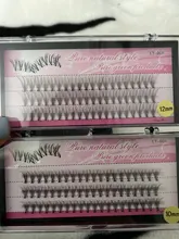 1 caja de 60 extensiones de pestañas 10 mechones de pestañas postizas, pestañas postizas a mano, pestañas al por mayor, envío gratis