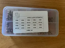 Juego de tuercas de inyección de cobre, M2 x L-3.5, M2.5 x L-3.5, M3 x L-4.2(OD), 200/500 Uds.