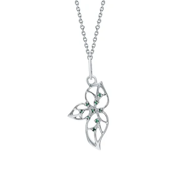 

Silver Pendant with cubic zirconia sunlight