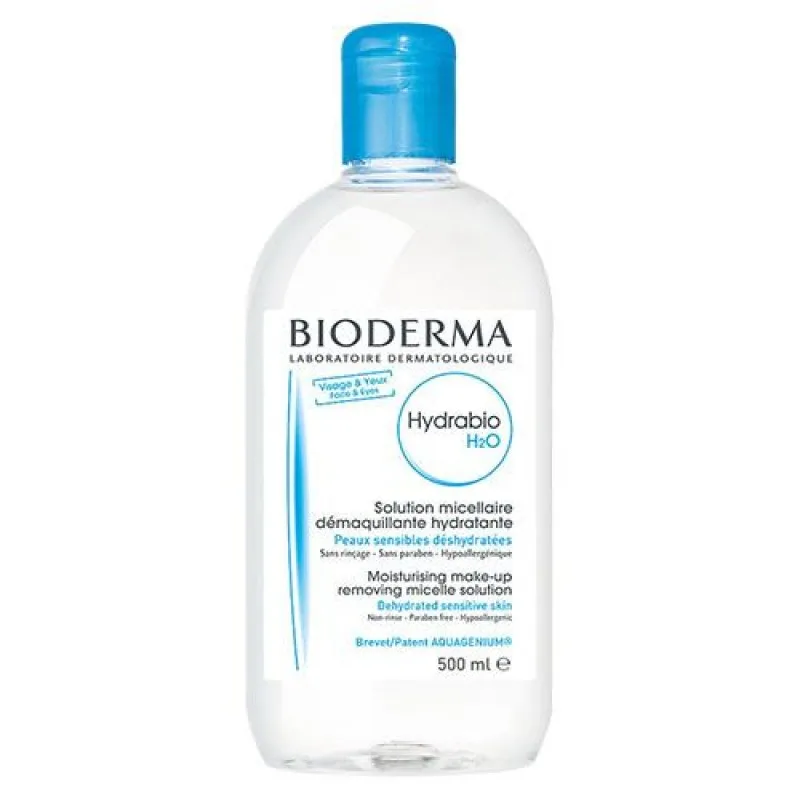 2 шт. моющее средство для лица Bioderma Hydrabio H2O 500 мл очистка и увлажнение| |