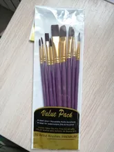 Juego de 6/10 Uds. De pinceles para pintar acuarela, pluma de pintura Gouache, mango de madera de nailon, juego de pinceles de pintura, suministros de arte para dibujar