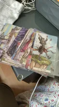 Cartas de Tarot de bruja para uso diario, guía mística, adivinación, entretenimiento, soportes de juego de mesa, venta al por mayor, 78 hojas/caja