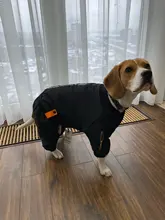 HOOPET Large Coat Down-Jacket Winter New Warm Autumn for Dogs Dog-Prints Overalls Leisure-Style