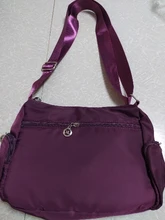 Bolso de hombro de nailon Oxford para mujer, bandolera de viaje de gran capacidad, resistente al agua