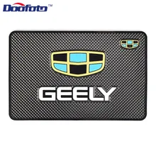 Противоскользящий коврик Doofoto для Geely Emgrand 7 X7 EC7 Atlas Boyue CK2 GC6, запчасти LC, аксессуары, коврик для приборной панели автомобильного стайлинга, нескользящий коврик