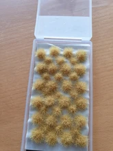 Césped estático de 40x5mm, pequeño paisaje de flores, modelo de ferrocarril, juego de guerra