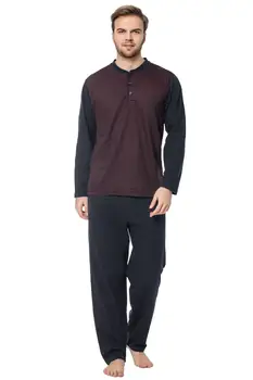 

Happiness ist. Male Colar Button Men 'S Pajamas set GL00011