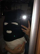 Máscara de cobertura de la cara completa, gorro de Pasamontañas de punto de 3 agujeros, táctica del ejército CS, para invierno, esquí, ciclismo, gorro, bufanda, mascarilla facial cálida