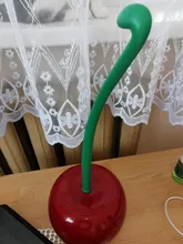 Cepillo de baño nueva hermosa cereza forma Cepillo para inodoro Cepillo de inodoro y titular Set de inodoro Cepillo de Borstel Wc Cepillo Wc trump enikemathemick ④ decoración de hogar