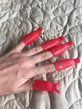 Nail-Degreaser-Cleaner Tips Clip Wraps Fingers-Tools Nail-Polish-Remover Nail-Art Soak-Off-Cap