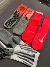 Calcetines de fútbol antideslizantes para adultos, calcetín profesional transpirable para baloncesto, fitness, gimnasio, Circulación de compresión