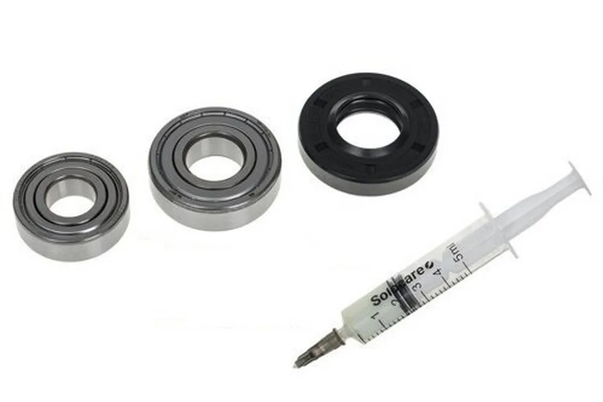 Repair kit for washing machine Indesit Ariston Zanussi Electrolux Bosch  Washing machine bearing SKF 6202 6203 Washing machine tank Oil Seal  original water seal washing machine oil seal Grease for oil seal