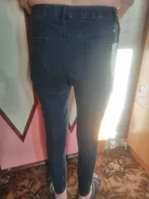 Pantalones vaqueros de talla grande para mujer, informales de Vaqueros cintura alta, ajustados, elásticos, de algodón, Azul, Negro, 4xl, 5xl, 6xl, para verano y otoño