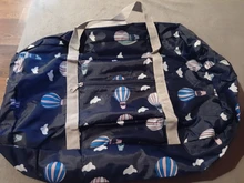 Bolsa de viaje plegable de nailon, grande, impermeable, bolso grande, organizador de ropa, bolsa de fin de semana, equipaje