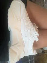 Zapatillas gruesas vulcanizadas informales para mujer, zapatillas de plataforma alta con cordones, color negro, 2020