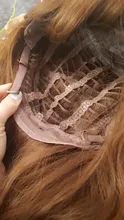 Orange Wigs Bangs Synthetic-Hair Afro Henry Margu Cosplay Wavy Heat-Resistant Brown Party