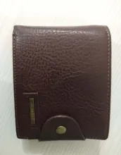 Cartera corta de alta calidad para hombre, monedero de cuero genuino, garantía de calidad, novedad de 2018, envío gratis