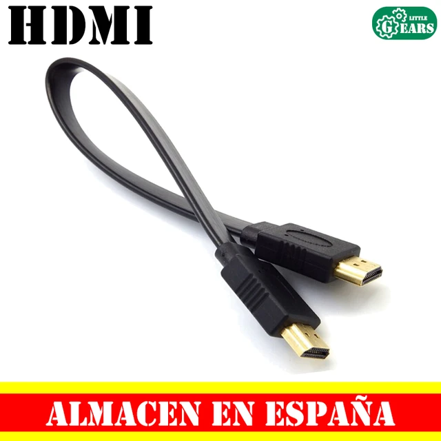 Cable Mini HDMI a HDMI macho 1.4 de 2 metros compatible 3D high