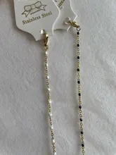 Tobillera de acero inoxidable para hombre y mujer, pulsera de tobillo Multicolor esmaltada en el pie, cadena de eslabones para piernas, joyería de 23cm ,1 ud., 2021