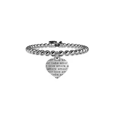 

KIDULT LIFE Collection stainless steel bracelet LOVE WITHOUT BORDERS 231541 heart-LOVE