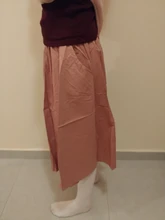 Surmiitro-falda de algodón 100% para mujer, falda de cintura alta, a la moda, con bolsillo coreano, corte en A, color blanco y negro, para verano, 2021