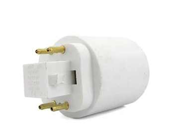 

2 PCs adapter converter lamp holder for attack by G24 4 Pin to E27