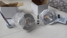 Dimmable LED Downlights Ceiling-Lamp DBF Angle Recessed 220V AC110V 9W 12W 6W COB Round
