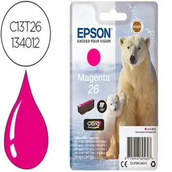 

Ink-jet epson t26 xp-600 / 605 / 700 / 800 magenta 300 pag 90770-C13T26134012