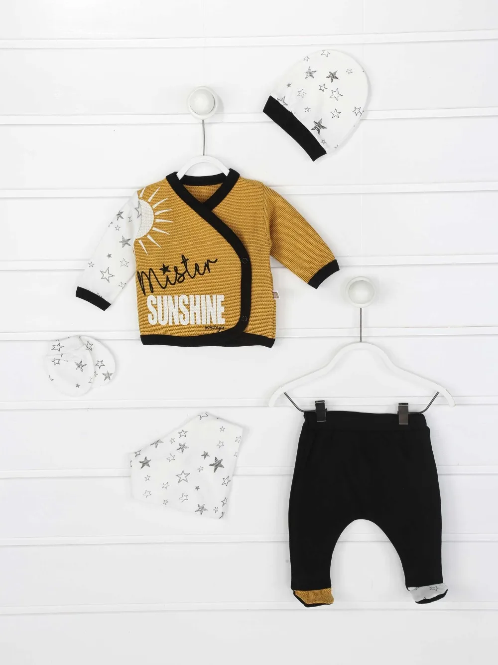 082-5550-001 Sarı Yenidoğan Erkek Bebek 5 li Hastane Çıkışı (1)