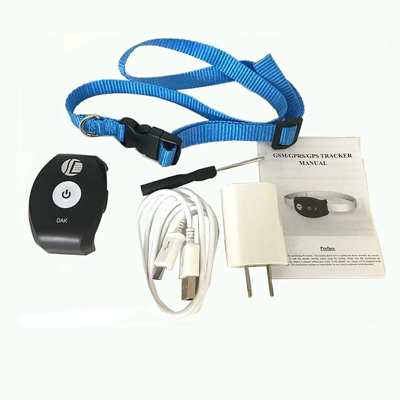 Pet GPS tracker TK208 with pet collar Real-time tracking low power alarm 100g2280