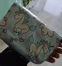 FUDEAM-bolsa de viaje de poliéster con estampado de unicornio para mujer, bolsa de almacenamiento con diseño de perezoso, artículos de tocador, organizador de cosméticos, bolsa de maquillaje portátil