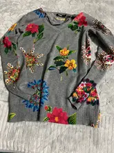 Jersey tejido largo de talla xs-xxl, primavera y otoño, 2021