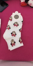 Disney Mickey Minnie las mujeres de dibujos animados de niñas calcetines damas japonesas suave transpirable calcetín de algodón barco corta de Navidad calcetines Invierno Caliente Calcetines de las mujeres